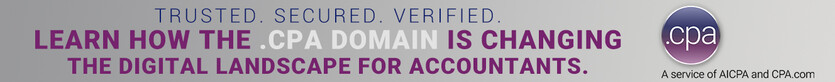 AICPA .cpa Domain Banner