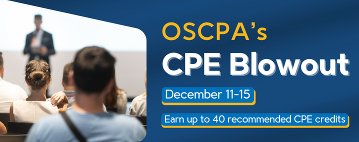 OSCPA's CPE Blowout